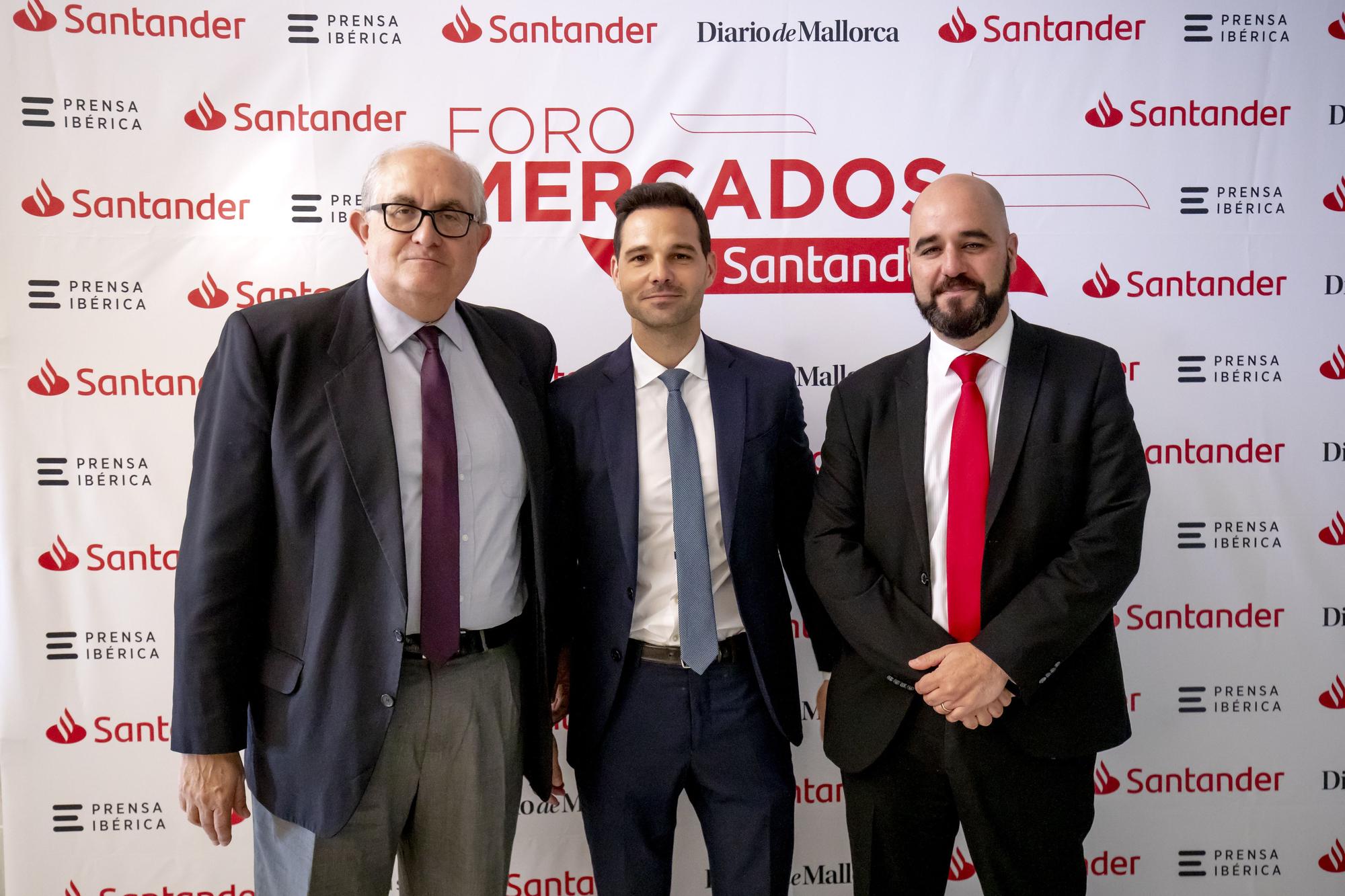 El Foro de Mercados Banco Santander organizado por Diario de Mallorca reunió a numeroso público