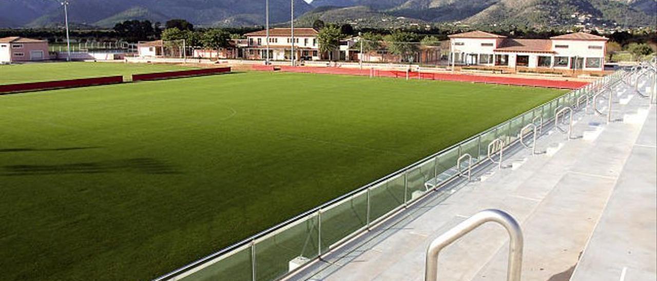 Las instalaciones de Son Bibiloni están preparadas para acoger el play-off de ascenso a Segunda RFEF.