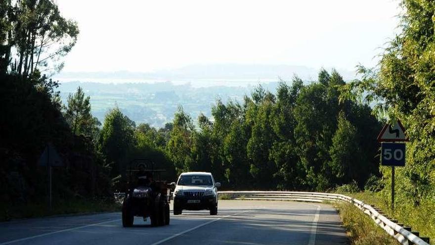 Carretera de Ribadumia a Armenteira. // Iñaki Abella