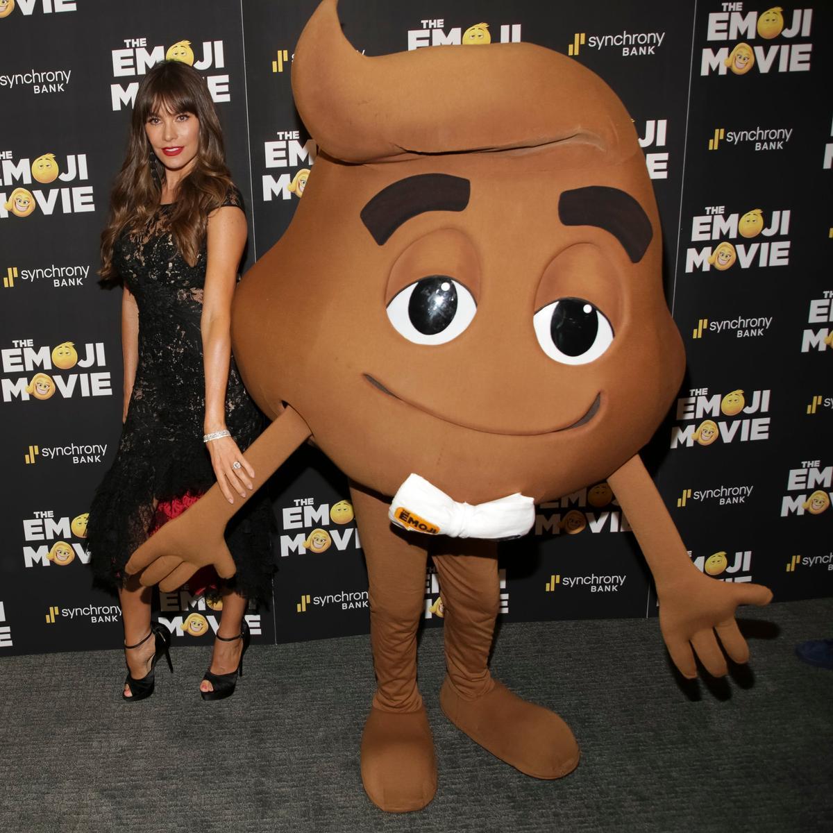 Sofia Vergara y el emoji caca, amigos sin derecho a roce