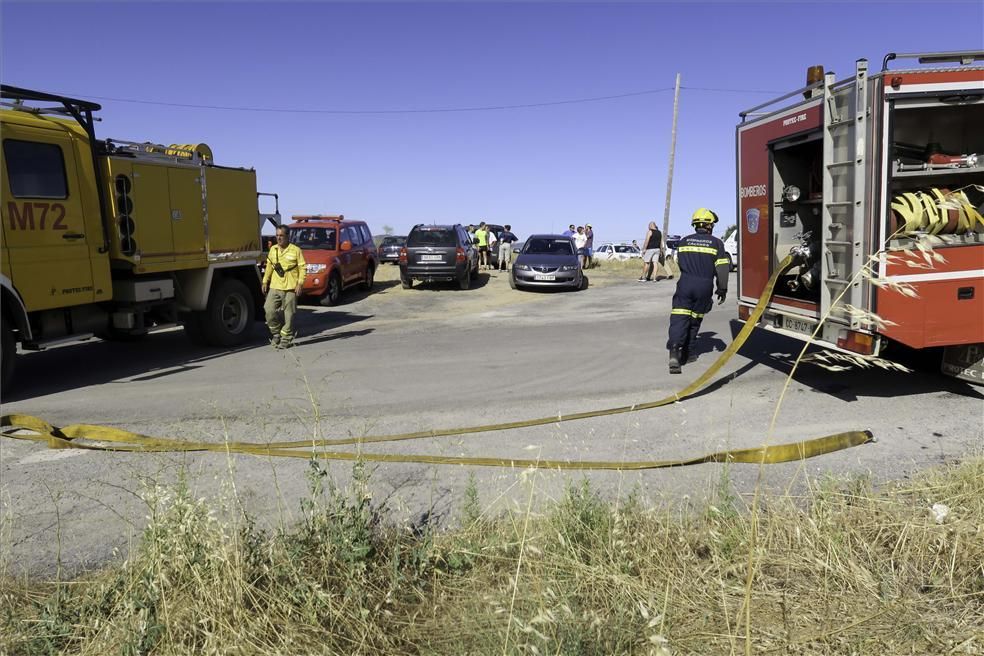 Incendio forestal en Cáceres