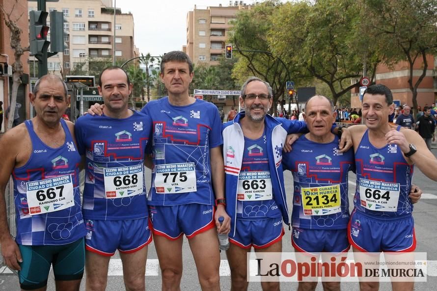 Media Maratón de Murcia: grupos y corredores