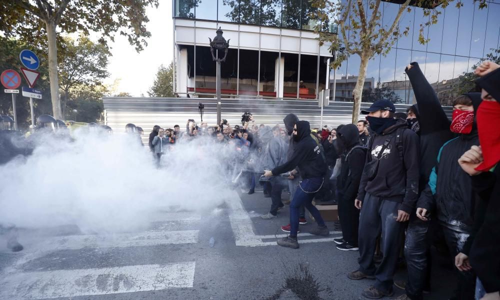 Càrregues policials en la concentració dels CDR