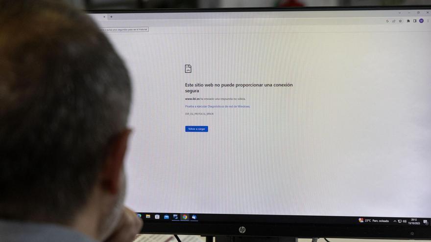 La caída de la web de la Diputación de Alicante arrastra a los municipios de la provincia