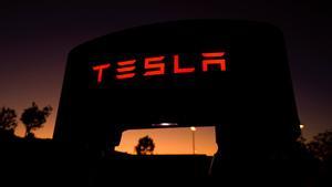A Tesla supercharger is shown at a charging station in Santa Clarita, California, U.S. October 2, 2019.    REUTERS/Mike Blake
