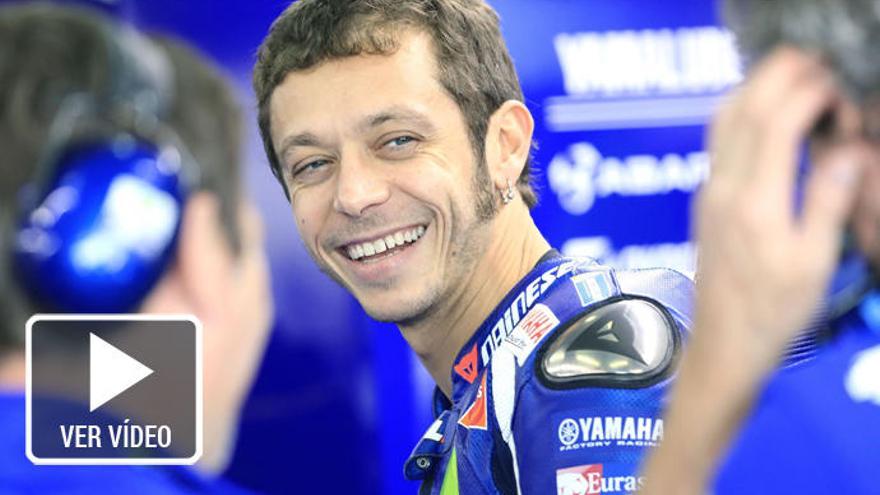 Valentino Rossi, el pasado noviembre en Cheste.