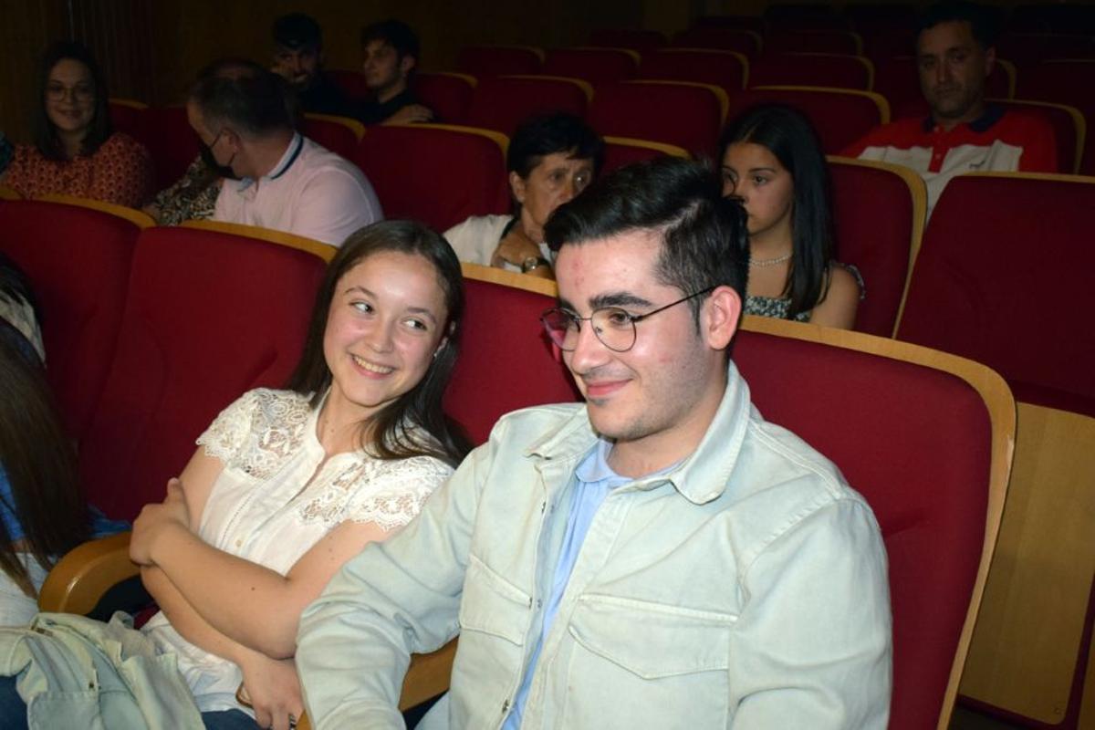 Un momento de la fiesta de graduación del IES de Valga.