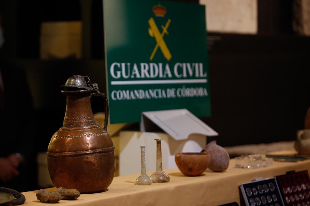 La Guardia Civil recupera en Córdoba más de 2.000 piezas arqueológicas