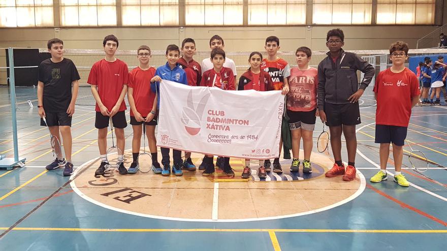 El Bádminton Xàtiva disputa la segunda jornada infantil de los Jocs en el Campello