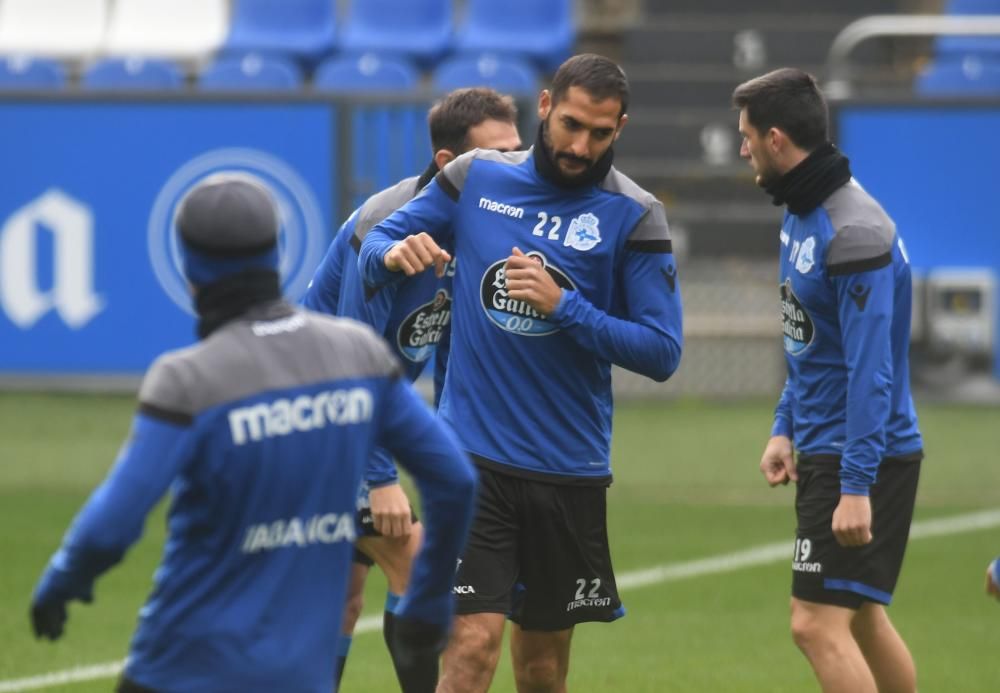 Última sesión del Dépor antes del Camp Nou