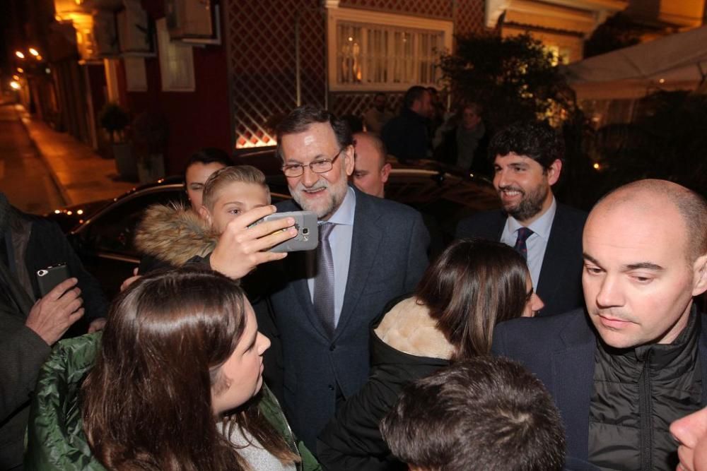 Rajoy visita por sorpresa Cartagena