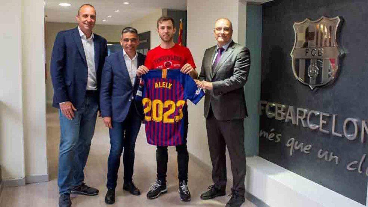Aleix Gómez tiene el futuro garantizado en el Barça