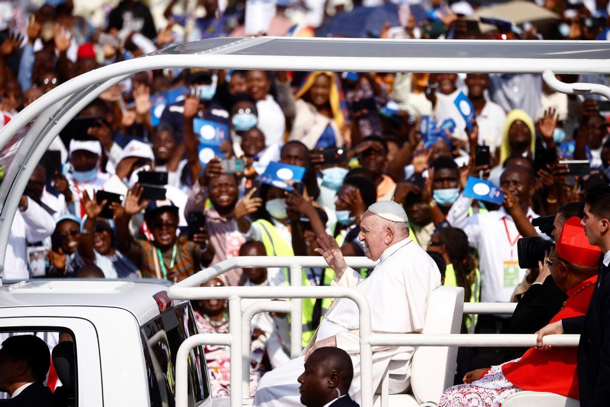 La visita del papa Francisco en el Congo