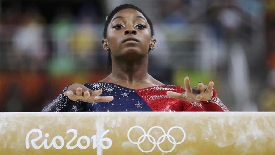 Simone Biles, la astronauta de goma