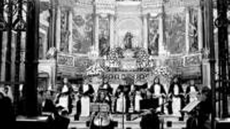 El coro del conservatorio ofrece la reconstruccion de una misa gregoriana