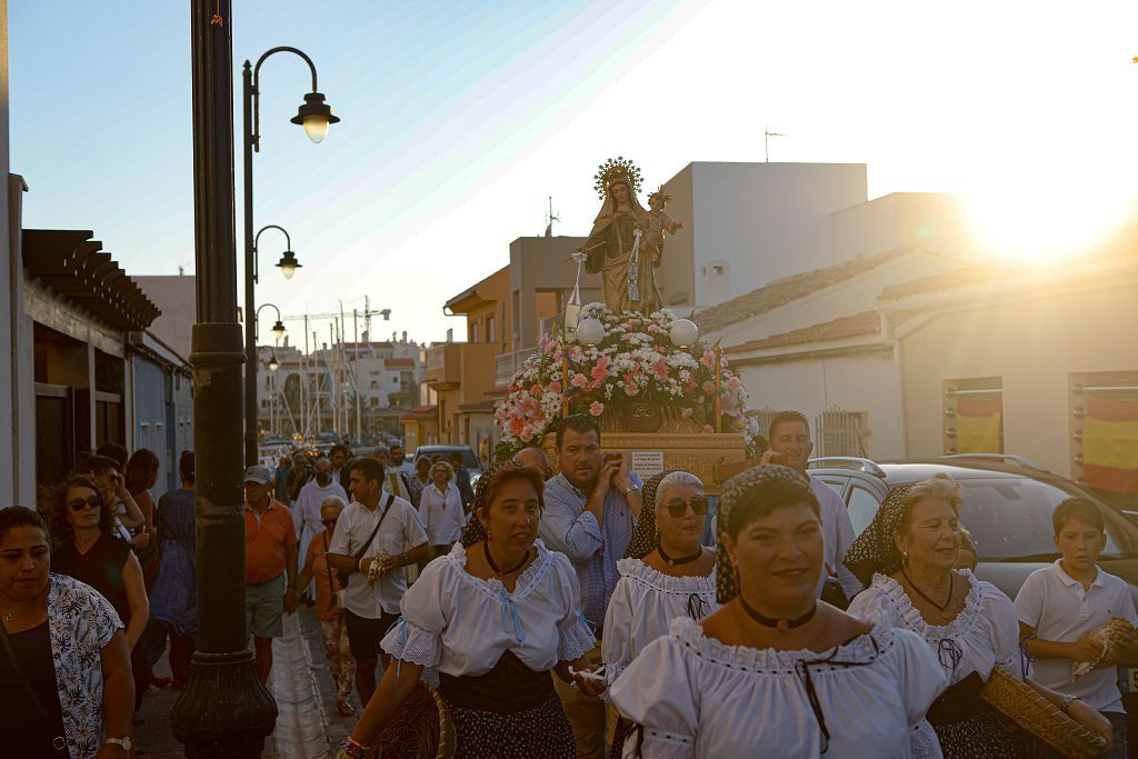 Procesión de la Virgen en Cabo de Palos y Los Nietos