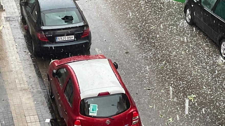 Las previsiones se cumplen: intensas tormentas con granizo en Castellón