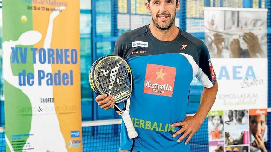 El jugador profesional Juan Martín Díaz.