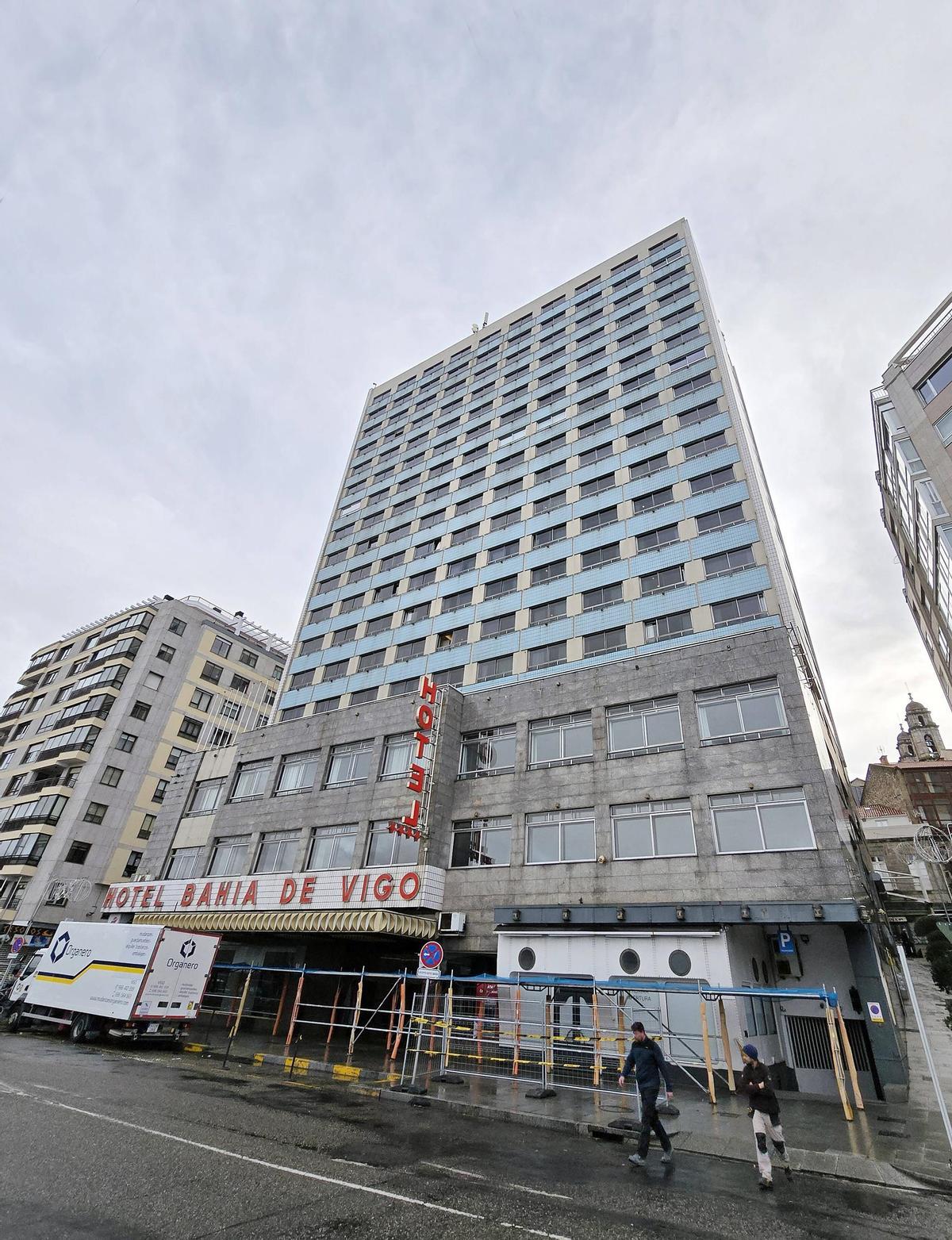 Comienzan las obras en el interior del Hotel Bahía de Vigo