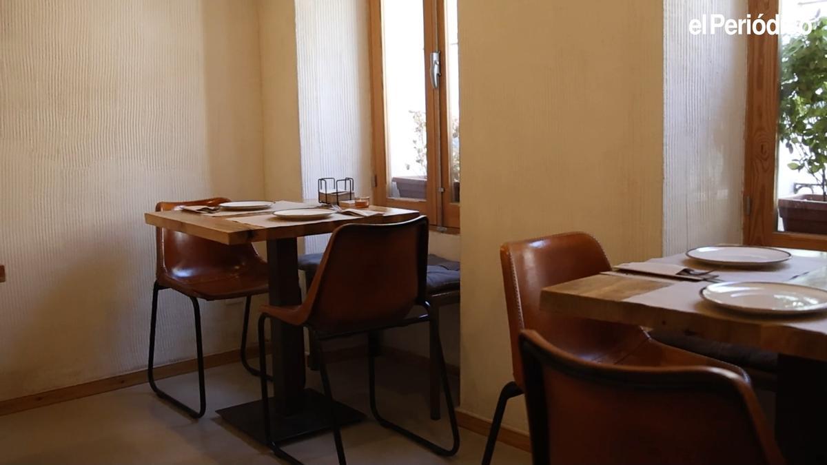 Los detalles del renovado restaurante L'avenir de Cáceres