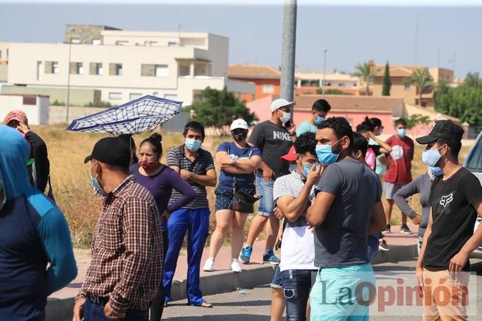 Totana protesta ante su vuelta a la fase 1