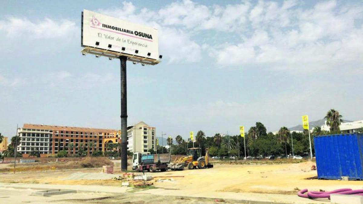 Parte de la zona sur de San Pedro Alcántara, entre el bulevar y el paseo marítimo.