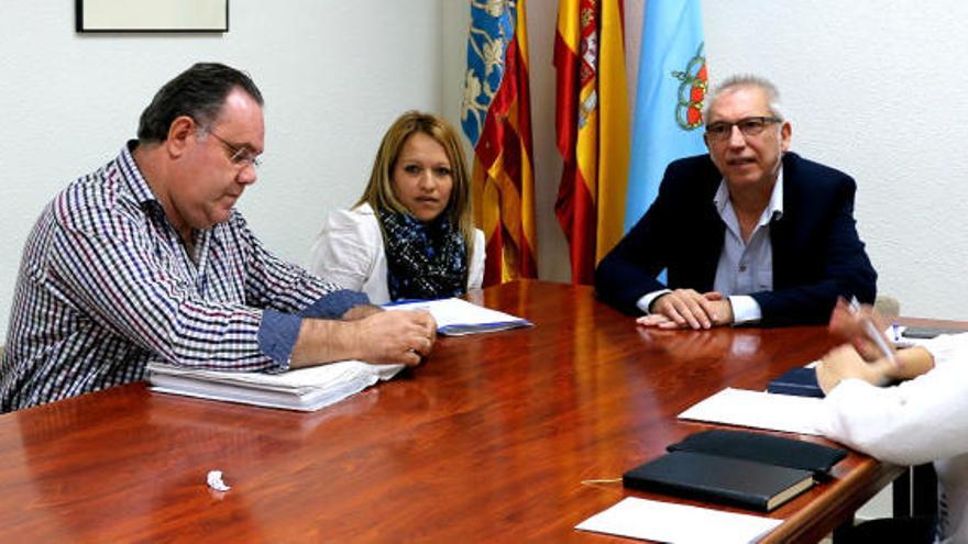 Imagen de la reunión de este martes en el Ayuntamiento