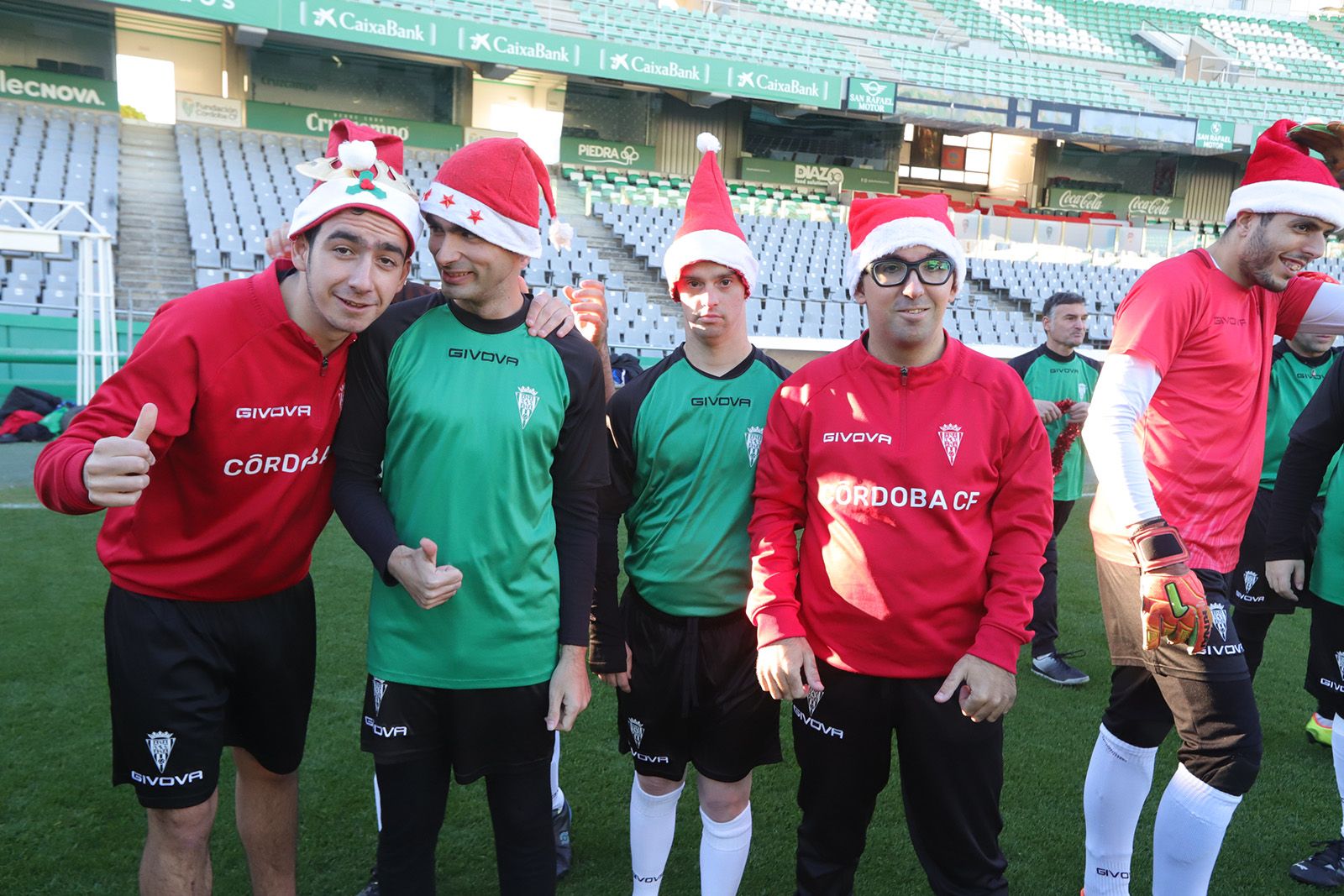 El Córdoba CF Genuine y su entrenamiento de Navidad, en imágenes