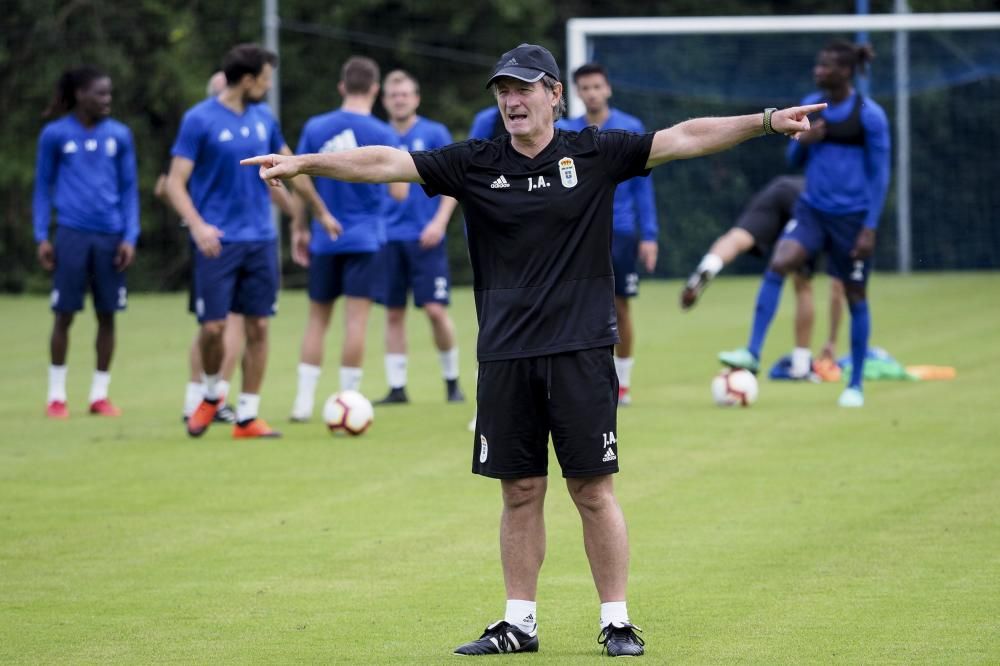 Entrenamiento del Oviedo