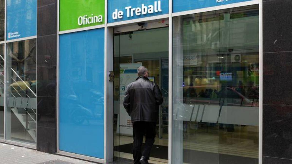 Una oficina del servei català d’ocupació.