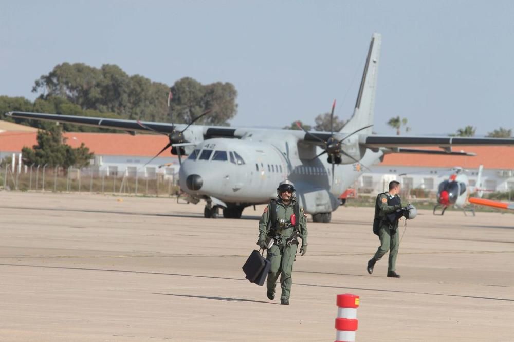 Presentación de la nueva temporada de las patrullas acrobáticas del Ejército del Aire en San Javier