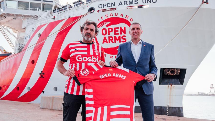 El Girona lluirà el logo d&#039;Open Arms a la samarreta