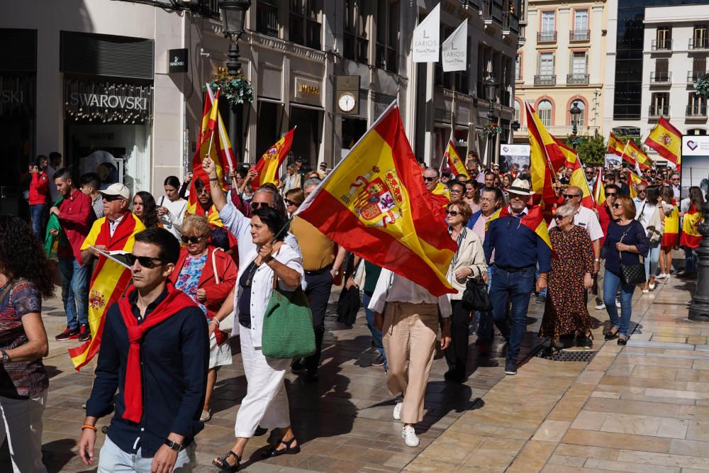 Manifestación por la unidad de España en Málaga