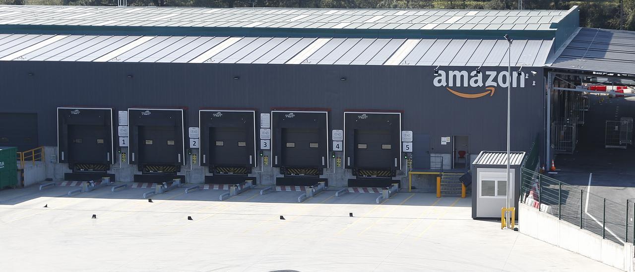 El centro logístico de Amazon en Porriño, Pontevedra