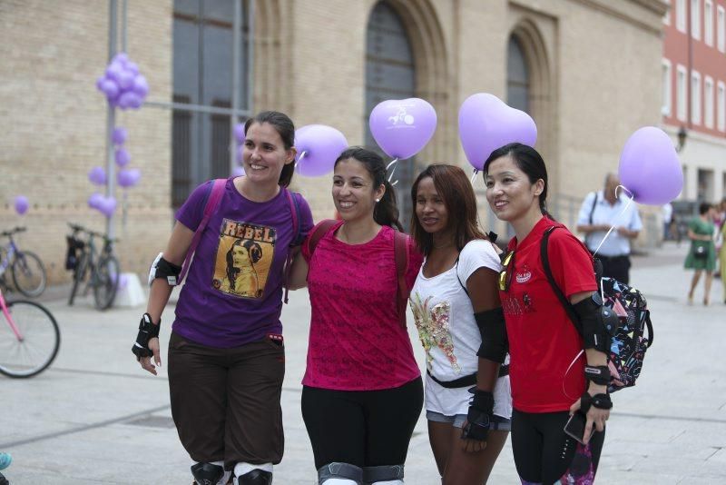 Deporte en la calle en la Plaza del Pilar