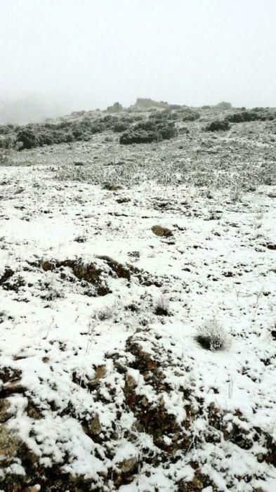 Nieve en Antequera.