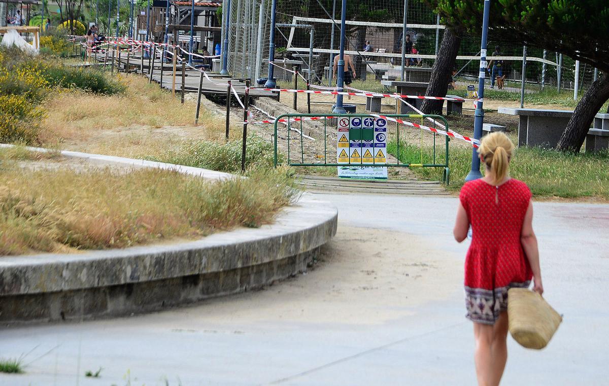 Comienza el cambio del paseo de Rodeira, en Cangas Comienza el cambio del paseo de Rodeira, en Cangas