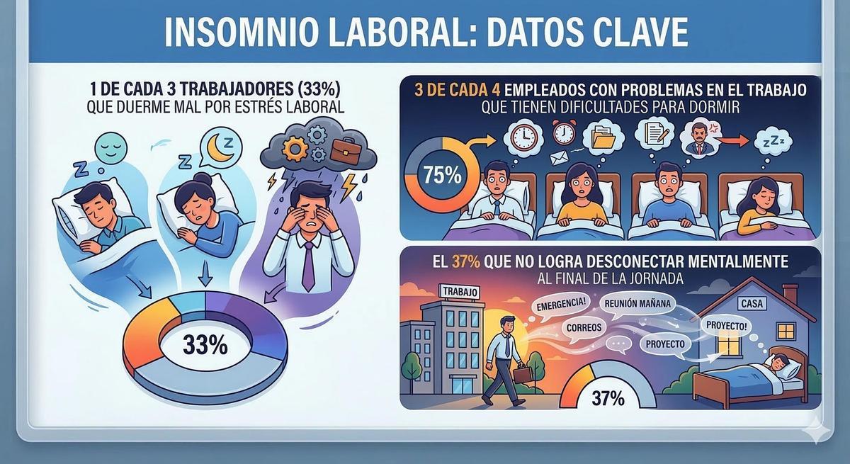 Muchos trabajadores sufren estos problemas