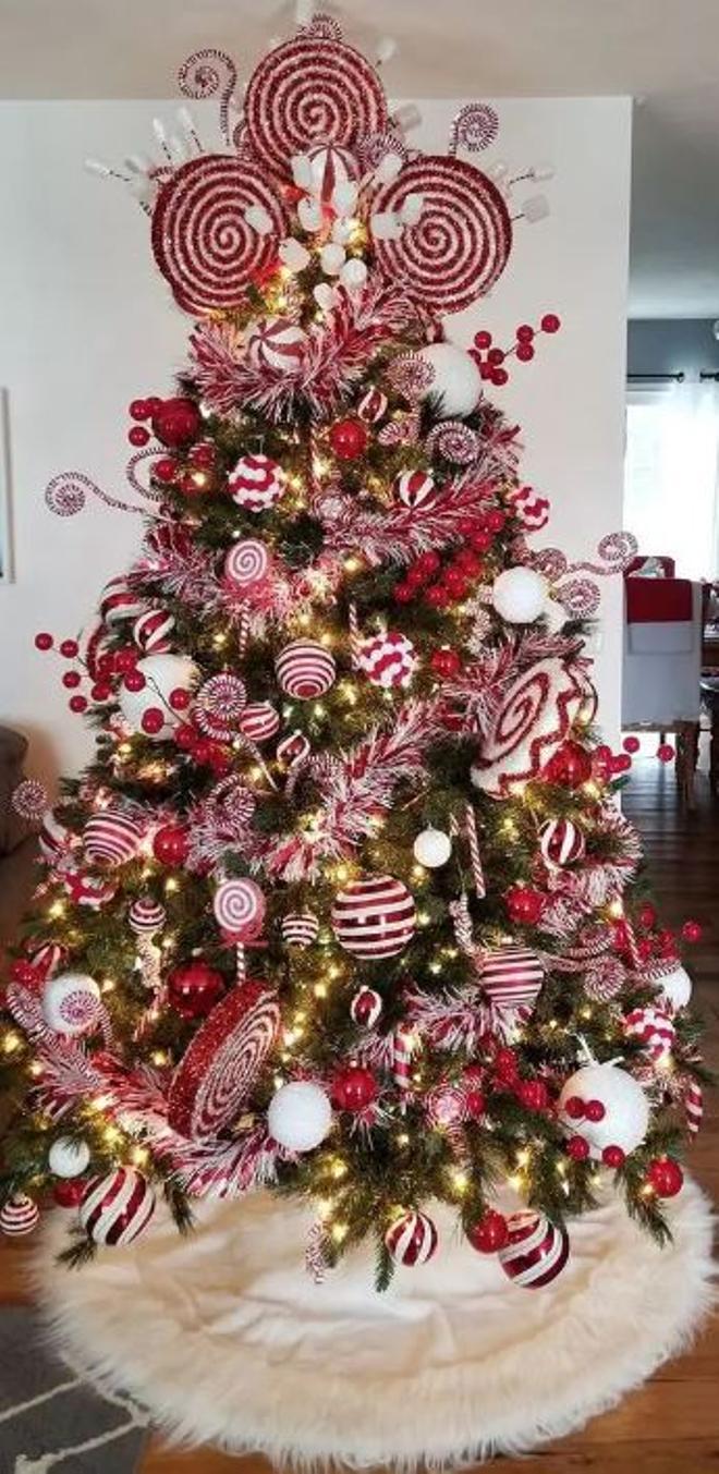 Árbol de Navidad piruletas