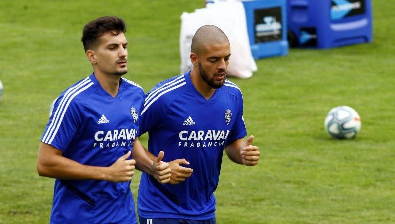 Concentración del Real Zaragoza en Boltaña