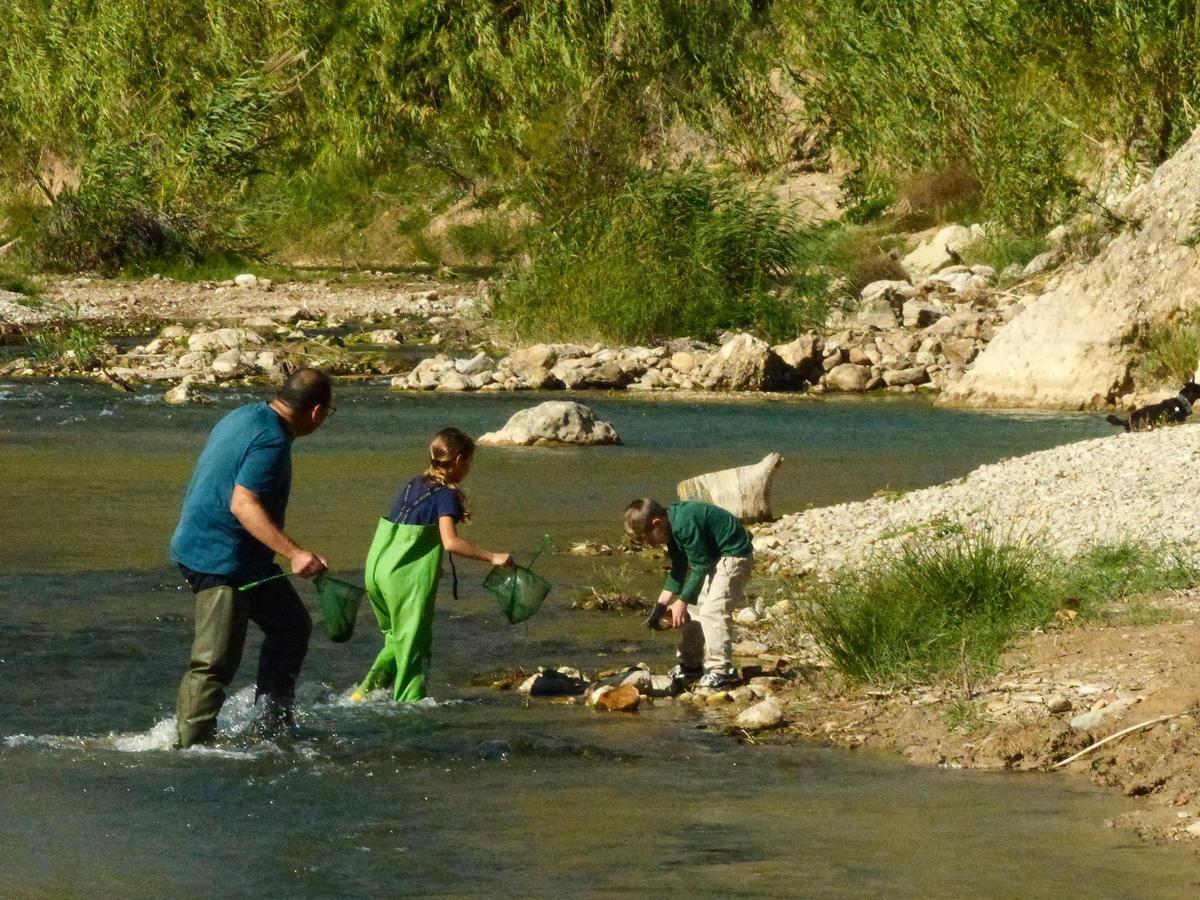 Actividades ambientales en el río Turia, Gestalgar.