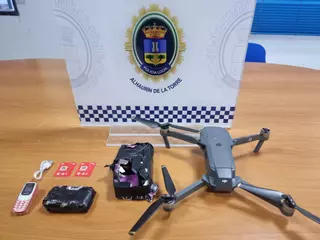 Interceptan un nuevo dron en la cárcel de Alhaurín