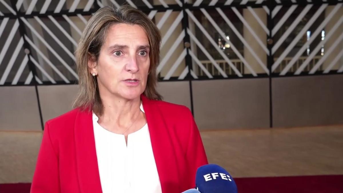 Teresa Ribera, sobre el tope al precio del gas: "Es una broma de mal gusto"