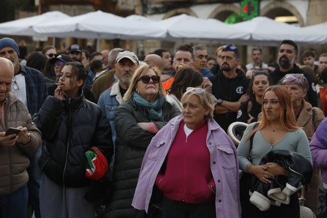 Protestas por un mitin de Abascal en Avilés