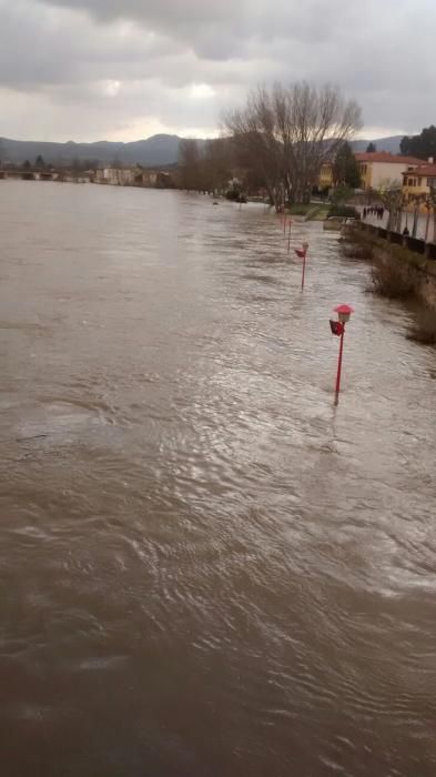 El río Ebro a su paso por Miranda de Ebro