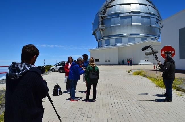 Lunes 16. Visita al Grantecan y rodaje de 'Alienígenas sin piedad'