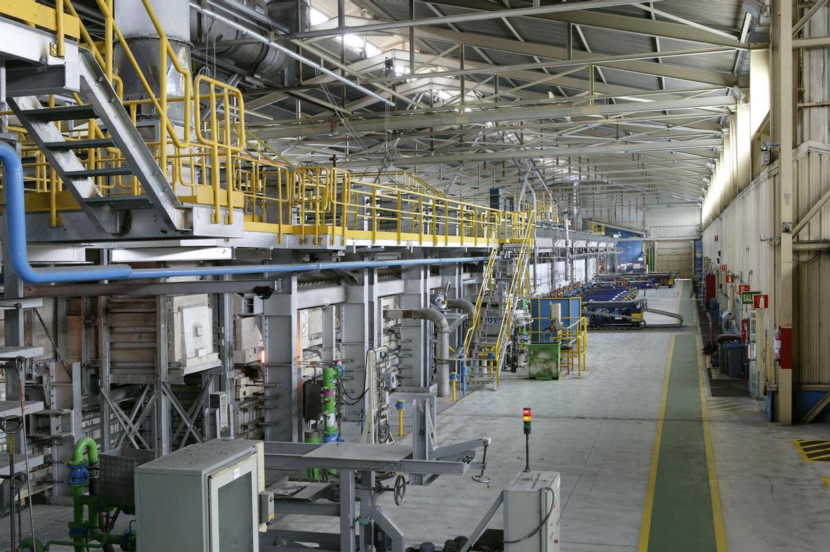 El actual horno de Saint-Gobain.