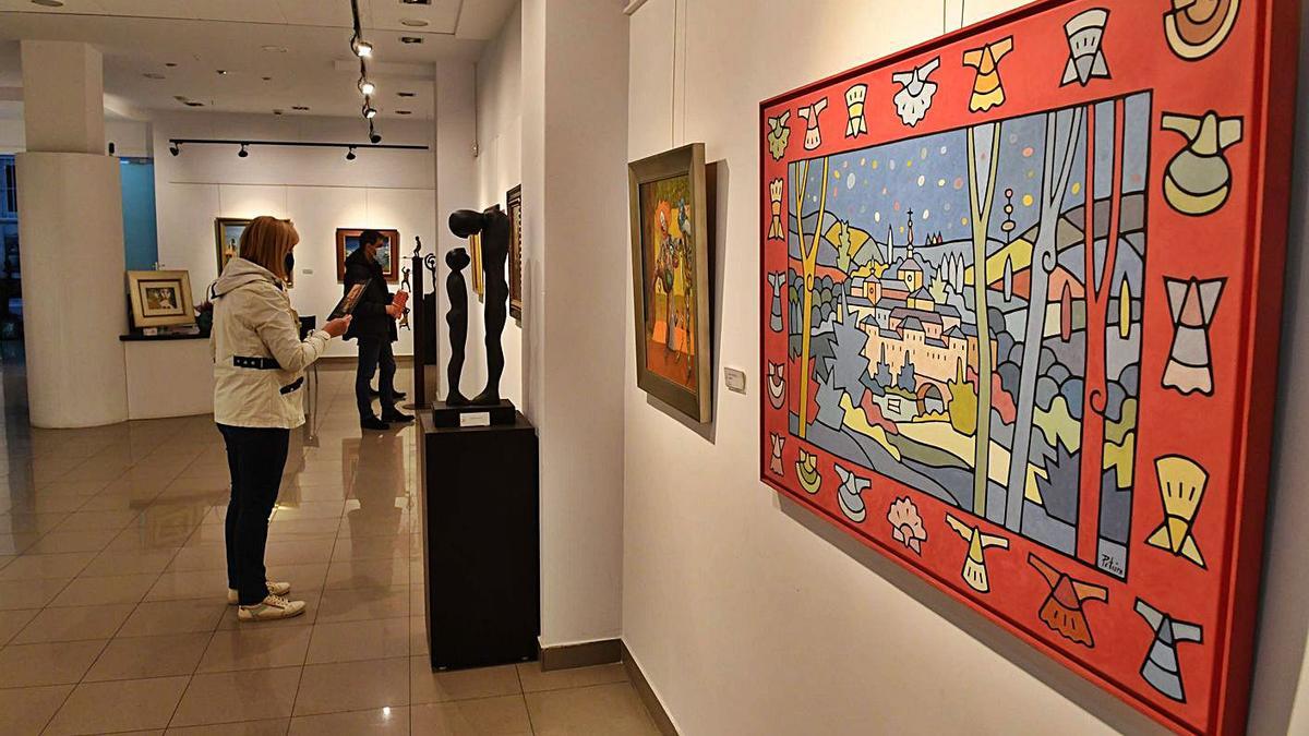 Inauguración de la exposición, este jueves.   | // VÍCTOR ECHAVE