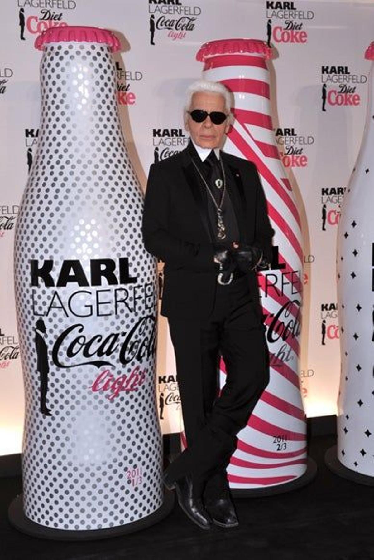Karl Lagerfeld diseña la Coca-Cola Light más glamourosa - Cuore