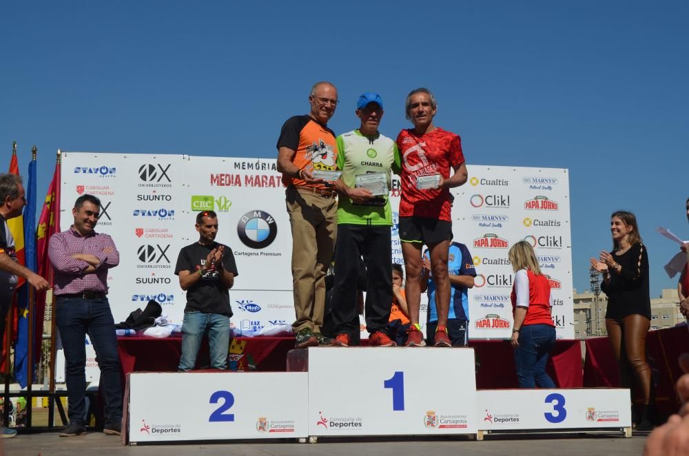 Ganadores de la Media Maratón de Cartagena